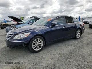 2013 Hyundai Genesis 3.8L with VIN KMHGC4DD6DU210137, listed as a Copart auction lot 50454815 with 0 mi miles and Clean Title. Bid and sale history available at carsss.com. Image 1.