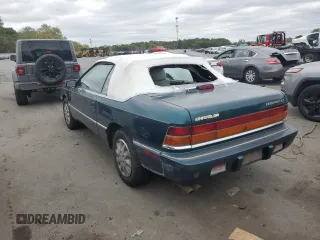 1994 Chrysler LeBaron z VIN 1C3EU4530RF189347, wystawiony jako Copart lot #72474654 z przebiegiem 38 868 mil mil oraz Tytuł czysty. Historia ofert i sprzedaży dostępna na DreamBid. Obrazek 2.