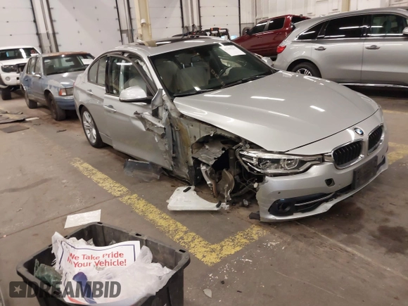 2016 BMW 3 Series 328i xDrive with VIN WBA8E3G59GNU03637, listed as a IAAI auction lot 42255237 with 87,272 mi miles and . Bid and sale history available at DreamBid. Image 1.