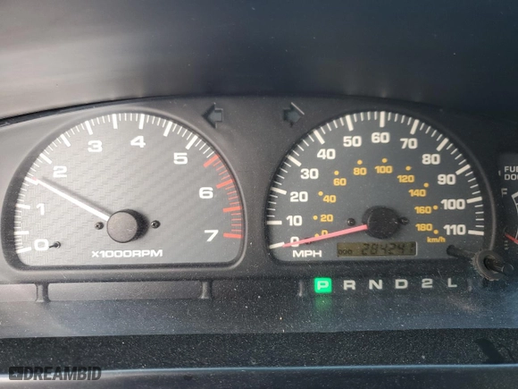 2000 Toyota 4Runner SR5 with VIN JT3HN86R4Y0283799, listed as a Copart auction lot 44726545 with 284,241 mi miles and Salvage Title. Bid and sale history available at carsss.com. Image 9.