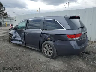 2016 Honda Odyssey SE with VIN 5FNRL5H39GB025260, listed as a Copart auction lot 50843025 with 0 mi miles and Salvage Title. Bid and sale history available at carsss.com. Image 2.