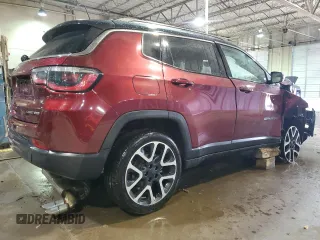 2020 Jeep Compass Limited with VIN 3C4NJDCB6LT167512, listed as a Copart auction lot 48034425 with 50,183 mi miles and Non repairable. Bid and sale history available at DreamBid. Image 3.