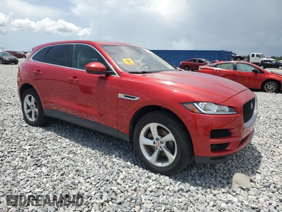 2020 Jaguar F-Pace 25t Premium with VIN SADCJ2FX6LA654904, listed as a Copart auction lot 62610455 with 82,721 mi miles and Salvage title. Bid and sale history available at DreamBid. Image 4.