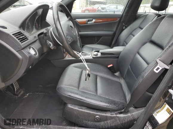 2011 Mercedes-Benz C 300 Sport with VIN WDDGF8BB5BR174600, listed as a Copart auction lot 56768265 with 142,253 mi miles and Salvage title. Bid and sale history available at DreamBid. Image 7.