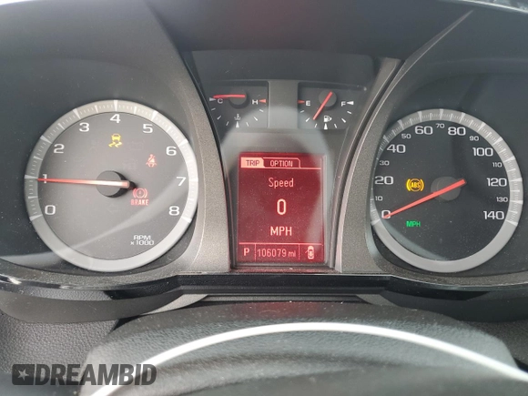 2014 GMC Terrain SLE z VIN 2GKFLWEK1E6284594, wystawiony jako Copart lot #58376005 z przebiegiem 106 079 mil mil oraz Szkoda całkowita • Salvage title. Historia ofert i sprzedaży dostępna na DreamBid. Obrazek 9.