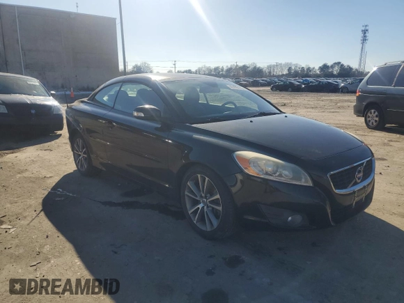 2012 Volvo C70 T5 with VIN YV1672MC3CJ131910, listed as a Copart auction lot 46403165 with 161,270 mi miles and Salvage Title. Bid and sale history available at carsss.com. Image 4.