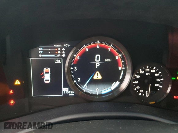 2016 Lexus GS F F z VIN JTHBP1BL2GA001316, wystawiony jako Copart lot #45040755 z przebiegiem 113 193 mil mil oraz Szkody całkowita. Historia ofert i sprzedaży dostępna na DreamBid. Obrazek 9.