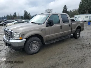 2002 Ford Super Duty F-250 XL with VIN 1FTNW20S62ED38381, listed as a Copart auction lot 44265915 with 131,549 mi miles and Salvage Title. Bid and sale history available at carsss.com. Image 1.