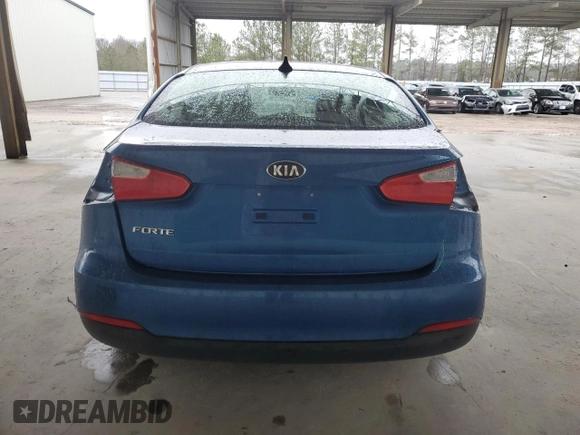 2015 Kia Forte LX with VIN KNAFX4A6XF5258860, listed as a Copart auction lot 44387555 with 119,241 mi miles and Salvage Title. Bid and sale history available at carsss.com. Image 6.