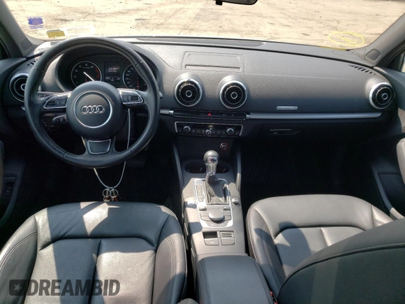 2016 Audi A3 2.0T Premium with VIN WAUB8GFF6G1075373, listed as a Copart auction lot 52024643 with 24,024 mi miles. Bid and sale history available at carsss.com. Image 8.