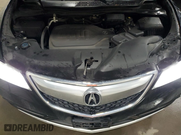 2016 Acura MDX w/Tech/Entertainment with VIN 5FRYD4H64GB037425, listed as a Copart auction lot 47549055 with 100,540 mi miles and Salvage Title. Bid and sale history available at carsss.com. Image 13.