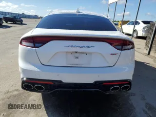 2022 Kia Stinger GT1 with VIN KNAE45LC0N6107838, listed as a Copart auction lot 49623675 with 42,338 mi miles and Salvage Title. Bid and sale history available at DreamBid. Image 6.
