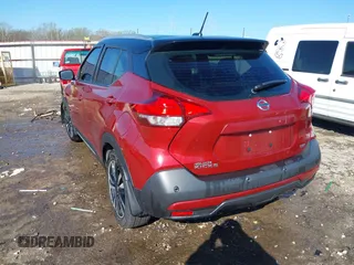 2020 Nissan Kicks SR with VIN 3N1CP5DV7LL554917, listed as a IAAI auction lot 41942545 with 54,789 mi miles and . Bid and sale history available at DreamBid. Image 3.
