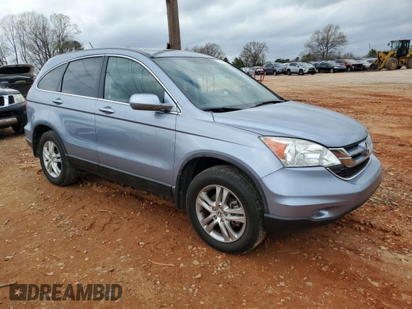 2011 Honda CR-V EX-L with VIN 5J6RE3H79BL016379, listed as a Copart auction lot 50456405 with 101,219 mi miles and Salvage Title. Bid and sale history available at carsss.com. Image 4.