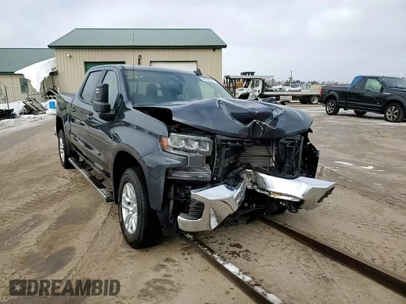 2021 Chevrolet Silverado 1500 LT with VIN 1GCUYDED1MZ165926, listed as a Copart auction lot 48159085 with 58,618 mi miles and Salvage Title. Bid and sale history available at DreamBid. Image 10.