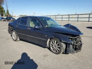 2003 Saab 9-5 Aero with VIN YS3EH49G333004836, listed as a Copart auction lot 45374685 with 0 mi miles and Salvage Title. Bid and sale history available at carsss.com. Image 4.