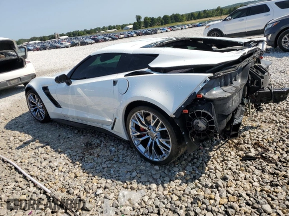 2017 Chevrolet Corvette Z06 3LZ with VIN 1G1YU2D64H5602862, listed as a Copart auction lot 69584994 with 57,376 mi miles and Clean Title. Bid and sale history available at carsss.com. Image 2.