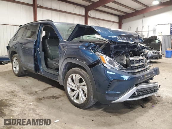 2023 Volkswagen Atlas SE with VIN 1V2KP2CA0PC546924, listed as a Copart auction lot 77533534 with 47,127 mi miles and Salvage title. Bid and sale history available at DreamBid. Image 4.