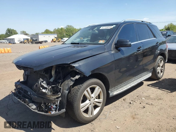 2014 Mercedes-Benz M 350 with VIN 4JGDA5HB0EA369908, listed as a Copart auction lot 52755044 with 183,294 mi miles and Salvage title. Bid and sale history available at DreamBid. Image 1.