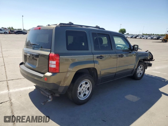 2016 Jeep Patriot Sport с VIN 1C4NJPBA3GD569204, выставлен на аукционе Copart как лот 57183025 с пробегом Не указан миль и Списание • Salvage title. История ставок и продаж доступна на DreamBid. Изображение 3.