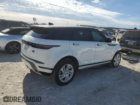 2021 Land Rover Range Rover Evoque R-Dynamic S with VIN SALZT2FX6MH139693, listed as a Copart auction lot 82414014 with 30,801 mi miles and Salvage Title. Bid and sale history available at carsss.com. Image 3.