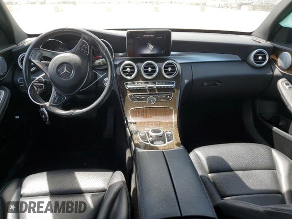 2018 Mercedes-Benz C 300 with VIN WDDWF4KB1JR416379, listed as a Copart auction lot 56462095 with 51,947 mi miles and Salvage title. Bid and sale history available at DreamBid. Image 8.