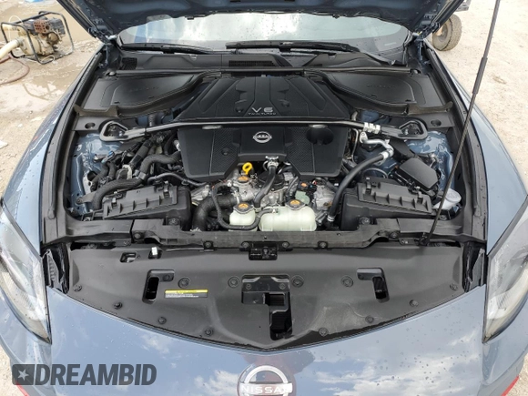 2024 Nissan Z Nismo with VIN JN1BZ4CH0RM360854, listed as a Copart auction lot 55534695 with 24,588 mi miles and Salvage Title. Bid and sale history available at DreamBid. Image 11.