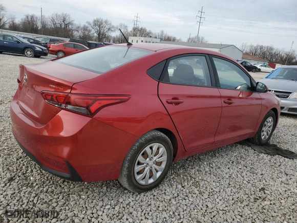 2018 Hyundai Accent SE with VIN 3KPC24A35JE016601, listed as a Copart auction lot 49589695 with 117,660 mi miles and Salvage Title. Bid and sale history available at carsss.com. Image 3.