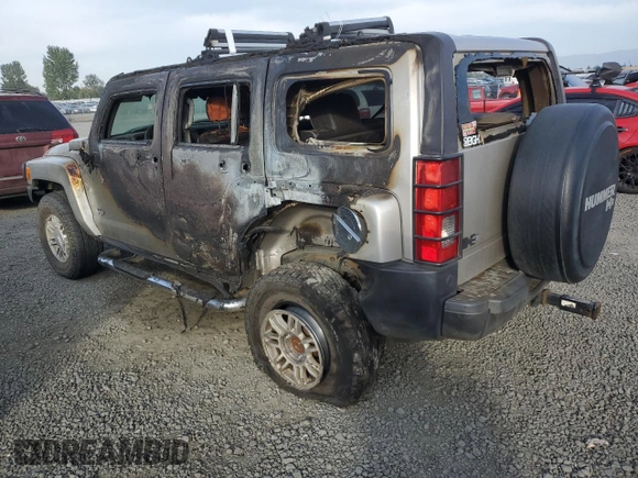 2006 Hummer H3 with VIN 5GTDN136268242400, listed as a Copart auction lot 75769334 with Not Provided miles and Salvage Title. Bid and sale history available at carsss.com. Image 2.