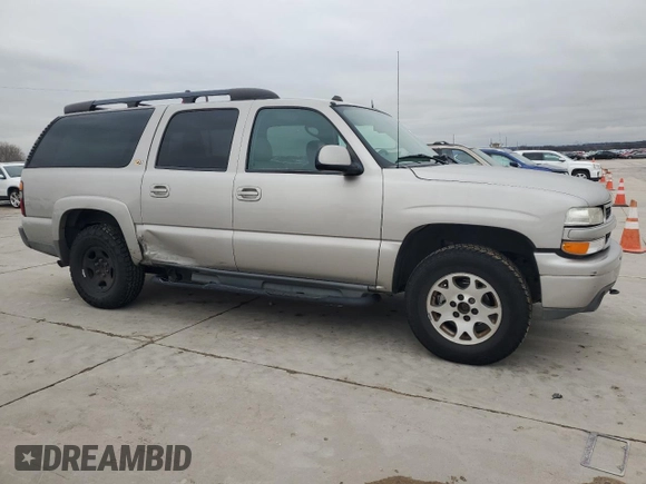 2004 Chevrolet Suburban Z71 with VIN 3GNFK16Z04G153177, listed as a Copart auction lot 44893795 with 222,092 mi miles and Salvage Title. Bid and sale history available at carsss.com. Image 4.