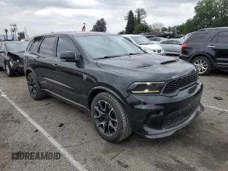 2021 Dodge Durango SRT Hellcat with VIN 1C4SDJH93MC626586, listed as a Copart auction lot 50986195 with 55,495 mi miles and Salvage Title. Bid and sale history available at DreamBid. Image 4.