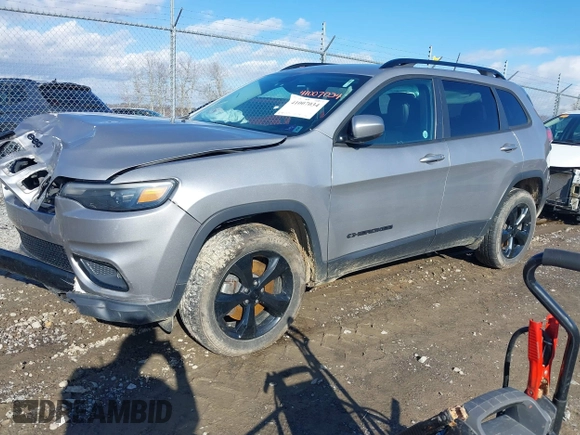 2019 Jeep Cherokee Latitude Plus with VIN 1C4PJMLB0KD320947, listed as a IAAI auction lot 41225801 with 64,537 mi miles and . Bid and sale history available at DreamBid. Image 16.
