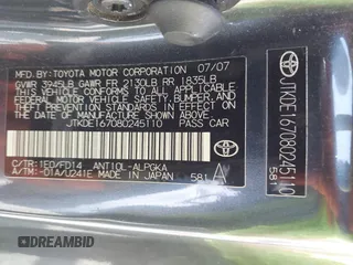 2008 Scion tC Spec with VIN JTKDE167080245110, listed as a IAAI auction lot 42153894 with 193,008 mi miles and . Bid and sale history available at DreamBid. Image 9.