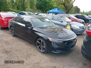 2021 Honda Accord Sport with VIN 1HGCV2F38MA018937, listed as a IAAI auction lot 41898934 with 31,643 mi miles and . Bid and sale history available at DreamBid. Image 1.