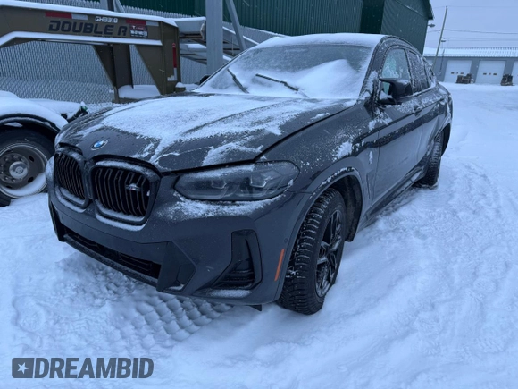 2023 BMW X4 M40i z VIN 5UX43DT03P9S61199, wystawiony jako Copart lot #86424734 z przebiegiem Nie podano mil oraz Szkody całkowita. Historia ofert i sprzedaży dostępna na DreamBid. Obrazek 1.
