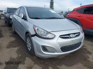 2013 Hyundai Accent GLS with VIN KMHCT4AE6DU481193, listed as a IAAI auction lot 41652387 with 148,420 mi miles. Bid and sale history available at carsss.com. Image 1.