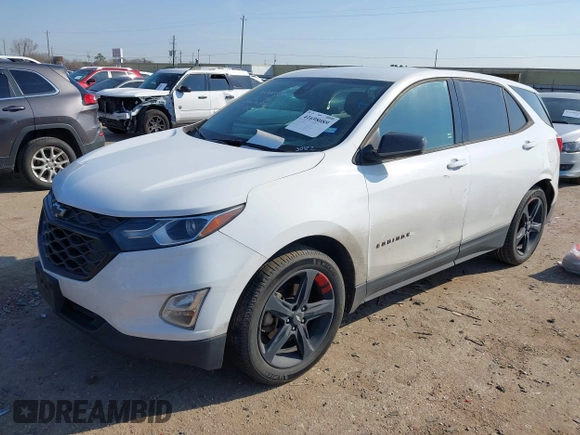 2020 Chevrolet Equinox LT with VIN 2GNAXLEX1L6103082, listed as a IAAI auction lot 41698089 with 91,582 mi miles. Bid and sale history available at carsss.com. Image 17.