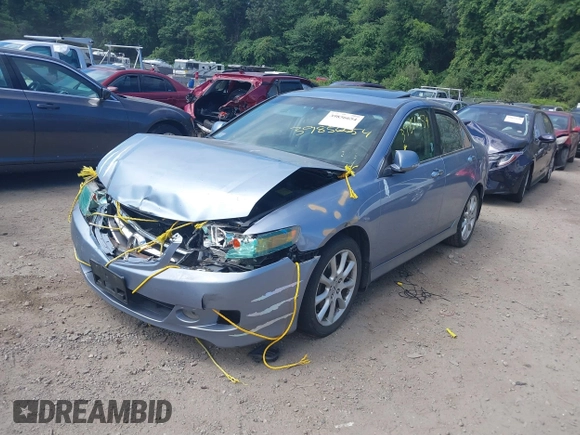 2006 Acura TSX Navi with VIN JH4CL96996C024544, listed as a IAAI auction lot 41442554 with 201,397 mi miles and . Bid and sale history available at DreamBid. Image 2.