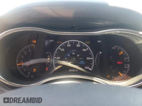 2015 Jeep Grand Cherokee Overland with VIN 1C4RJFCG0FC629863, listed as a Copart auction lot 63098475 with 92,426 mi miles and Salvage title. Bid and sale history available at DreamBid. Image 9.