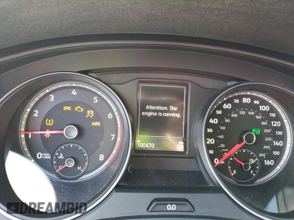 2020 Volkswagen Atlas S with VIN 1V2AC2CA8LC225330, listed as a Copart auction lot 42373235 with 100,470 mi miles and Clean title. Bid and sale history available at DreamBid. Image 9.