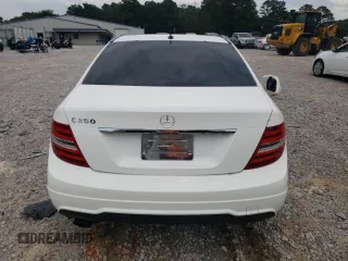 2014 Mercedes-Benz C 250 Sport with VIN WDDGF4HB4ER307402, listed as a Copart auction lot 60545145 with 131,283 mi miles and Salvage title. Bid and sale history available at DreamBid. Image 6.