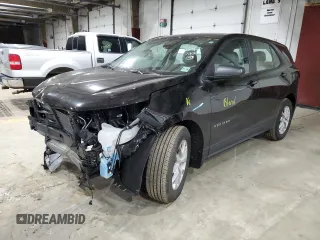 2024 Chevrolet Equinox LS with VIN 3GNAXHEG6RL146544, listed as a Copart auction lot 41584155 with 5,601 mi miles and Salvage Title. Bid and sale history available at DreamBid. Image 1.