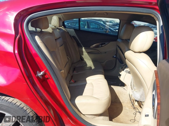 2012 Buick LaCrosse Leather с VIN 1G4GC5E32CF362222, выставлен на аукционе IAAI как лот 41816120 с пробегом 268 876 миль миль и . История ставок и продаж доступна на DreamBid. Изображение 8.