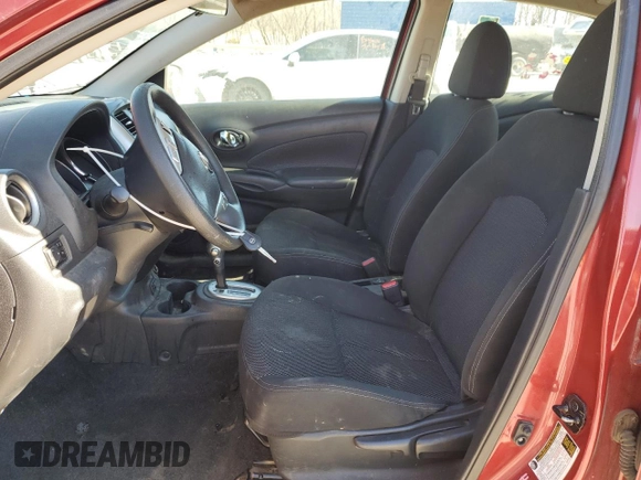 2018 Nissan Versa Sedan SV with VIN 3N1CN7AP7JK442869, listed as a Copart auction lot 47248545 with 145,686 mi miles and Salvage Title. Bid and sale history available at carsss.com. Image 7.