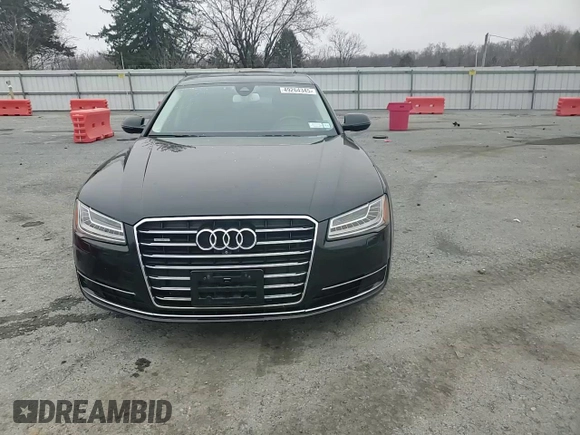 2015 Audi A8 L 3.0T with VIN WAU3GAFD3FN001094, listed as a Copart auction lot 49264345 with 87,184 mi miles and Salvage Title. Bid and sale history available at carsss.com. Image 11.