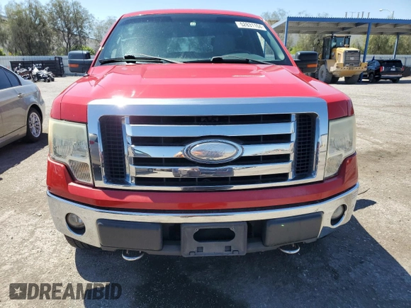 2009 Ford F-150 XL with VIN 1FTPW14V89FA92235, listed as a Copart auction lot 52831104 with 166,608 mi miles and Salvage title. Bid and sale history available at DreamBid. Image 5.