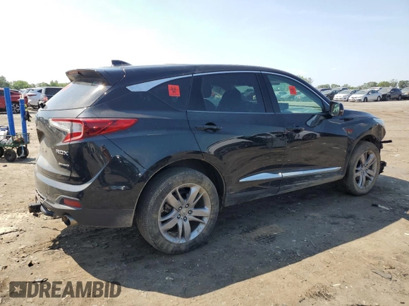 2020 Acura RDX Advance z VIN 5J8TC2H7XLL009116, wystawiony jako Copart lot #62276695 z przebiegiem 94 532 mil mil oraz Szkoda całkowita • Salvage title. Historia ofert i sprzedaży dostępna na DreamBid. Obrazek 3.