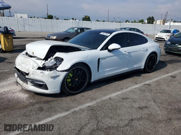 2018 Porsche Panamera 4 E-Hybrid z VIN WP0AE2A75JL130885, wystawiony jako Copart lot #55447835 z przebiegiem 76 932 mil mil oraz Szkoda całkowita • Salvage title. Historia ofert i sprzedaży dostępna na DreamBid. Obrazek 1.