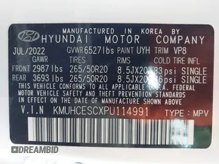 2023 Genesis GV80 с VIN KMUHCESCXPU114991, выставлен на аукционе IAAI как лот 41596019 с пробегом 31 787 миль миль и . История ставок и продаж доступна на DreamBid. Изображение 9.