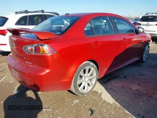 2015 Mitsubishi Lancer GT with VIN JA32U8FW0FU026458, listed as a IAAI auction lot 41752475 with 92,863 mi miles. Bid and sale history available at carsss.com. Image 4.